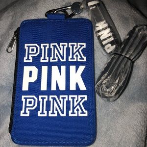 NWOT Victoria Secret Pink ID Lanyard